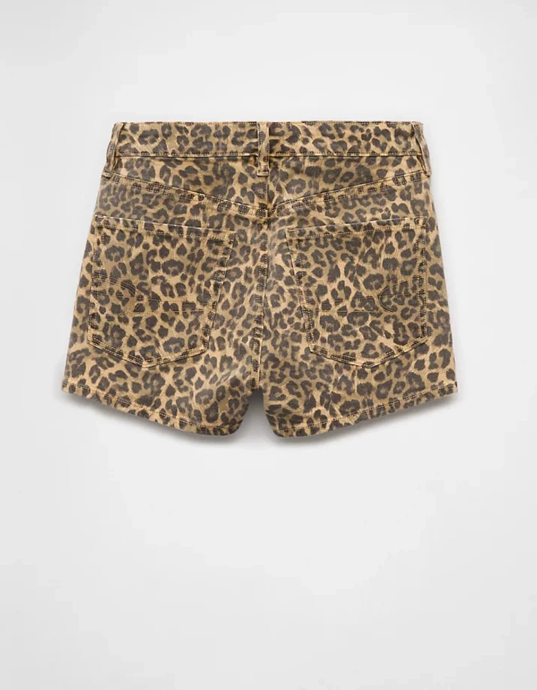 Petit short parfait à motif léopard extensible AE