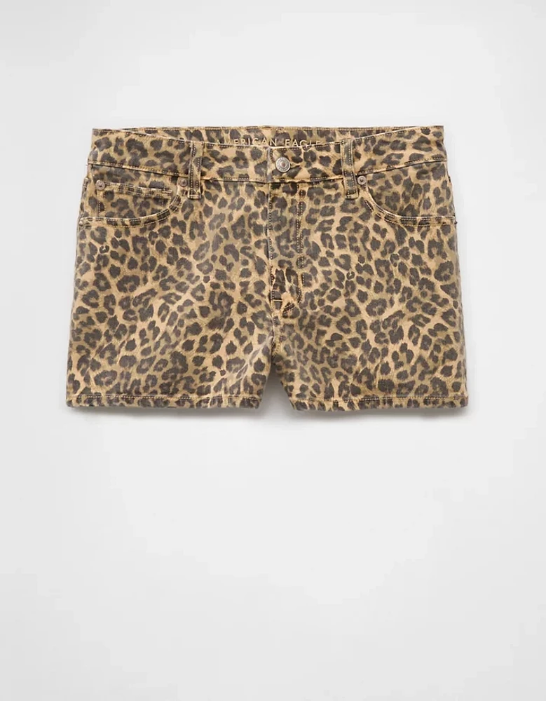 Petit short parfait à motif léopard extensible AE