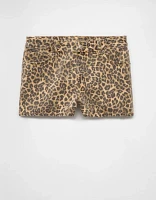 Petit short parfait à motif léopard extensible AE