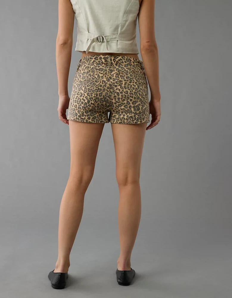 Petit short parfait à motif léopard extensible AE