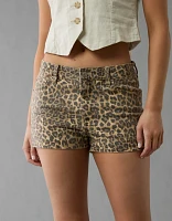 Petit short parfait à motif léopard extensible AE