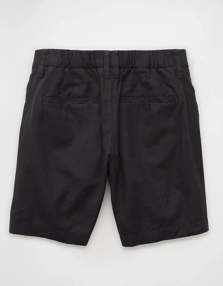 Short de ville 8 po en mélange lin extensible AE