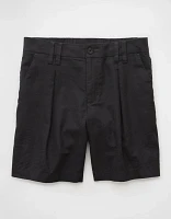 Short de ville 8 po en mélange lin extensible AE