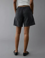 Short de ville 8 po en mélange lin extensible AE