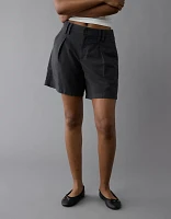 Short de ville 8 po en mélange lin extensible AE