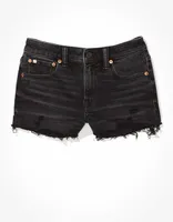 AE77 Premium High-Waisted Denim Short