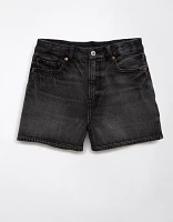 AE Strigid Curvy Denim Mom Short