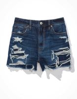 AE Strigid Denim Mom Shorts