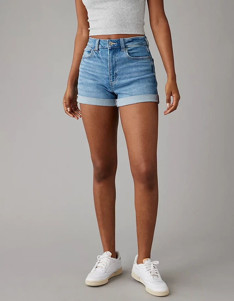 Short de maman en denim extensible AE