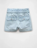 AE Stretch Paper Bag Denim Mom Short