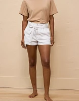 AE Stretch Paper Bag Denim Mom Short