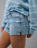 AE Stretch Ripped Denim Mom Short