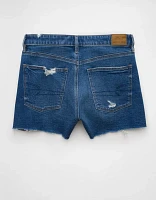 AE Strigid Ripped Denim Mom Short