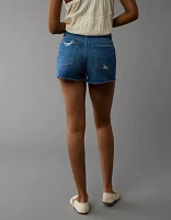 AE Strigid Ripped Denim Mom Short