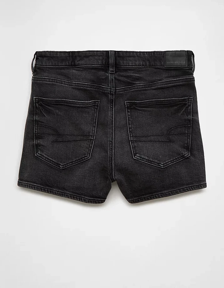 AE Strigid Denim Mom Short