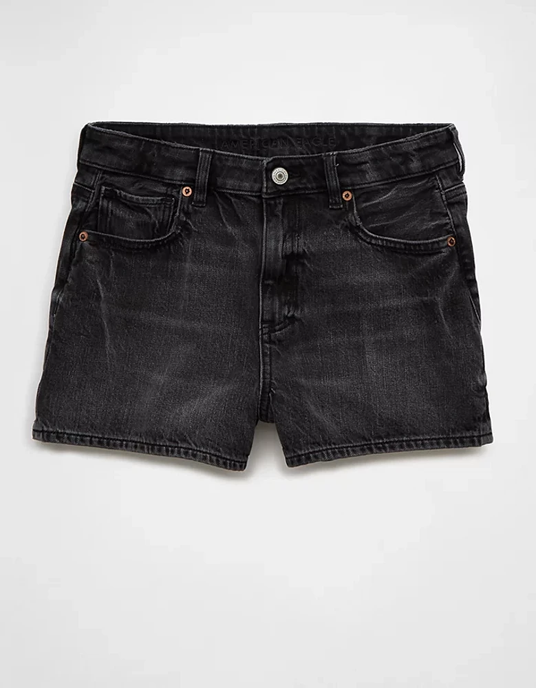 AE Strigid Denim Mom Short