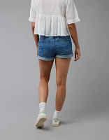 AE Strigid Denim Mom Short