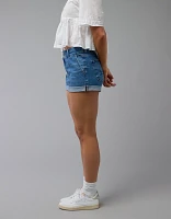 AE Strigid Denim Mom Short