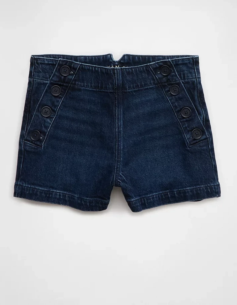 Short de maman en denim extensible AE