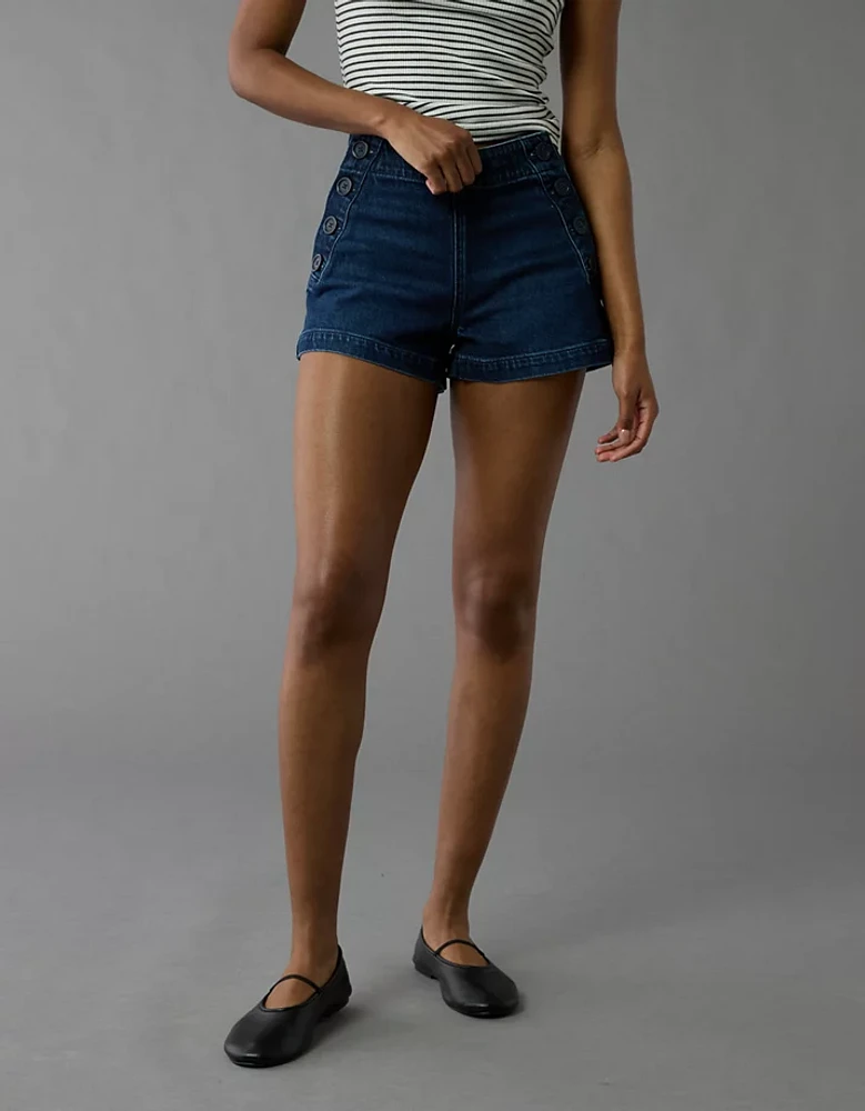 Short de maman en denim extensible AE