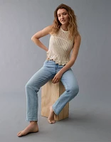 AE Mixed Stitch Sweater Tank Top