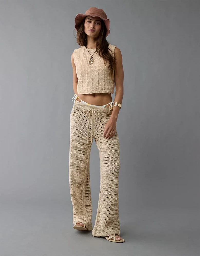 Débardeur en tricot noué au dos AE