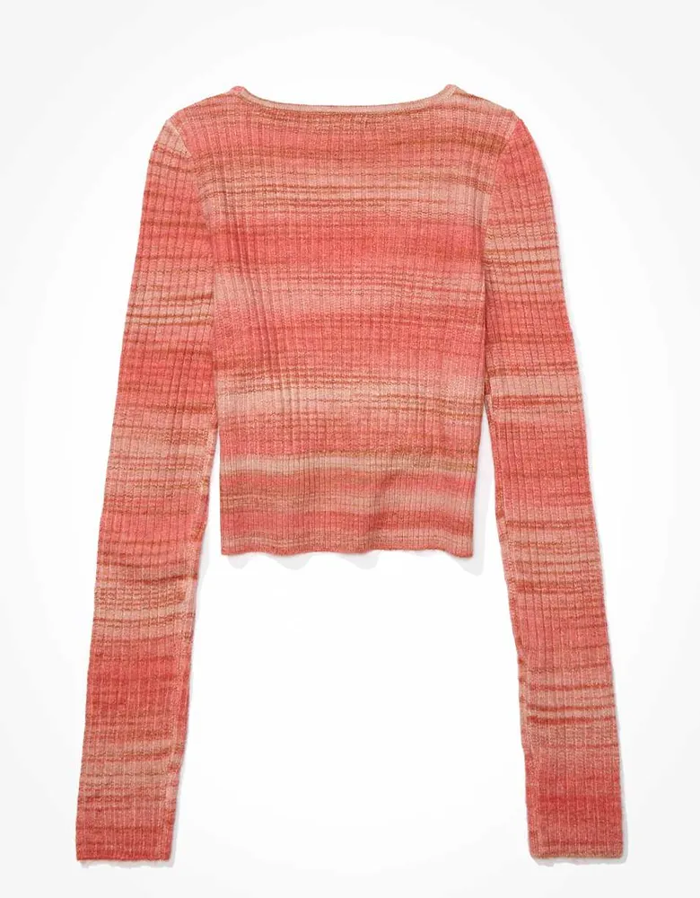 AE Wrap Front Sweater