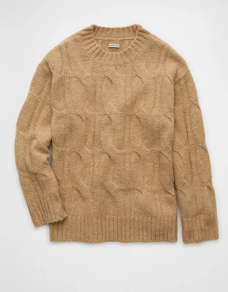 AE Whoa So Soft Cable Knit Sweater