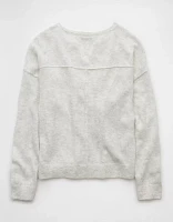 AE Whoa So Soft Notch Neck Sweater