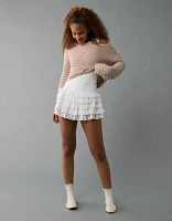 AE Ballet Neck Open Knit Sweater