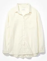 AE Oversized Corduroy Button-Up Shirt