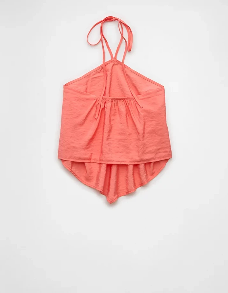 AE Y-Neck Bandana Halter Top