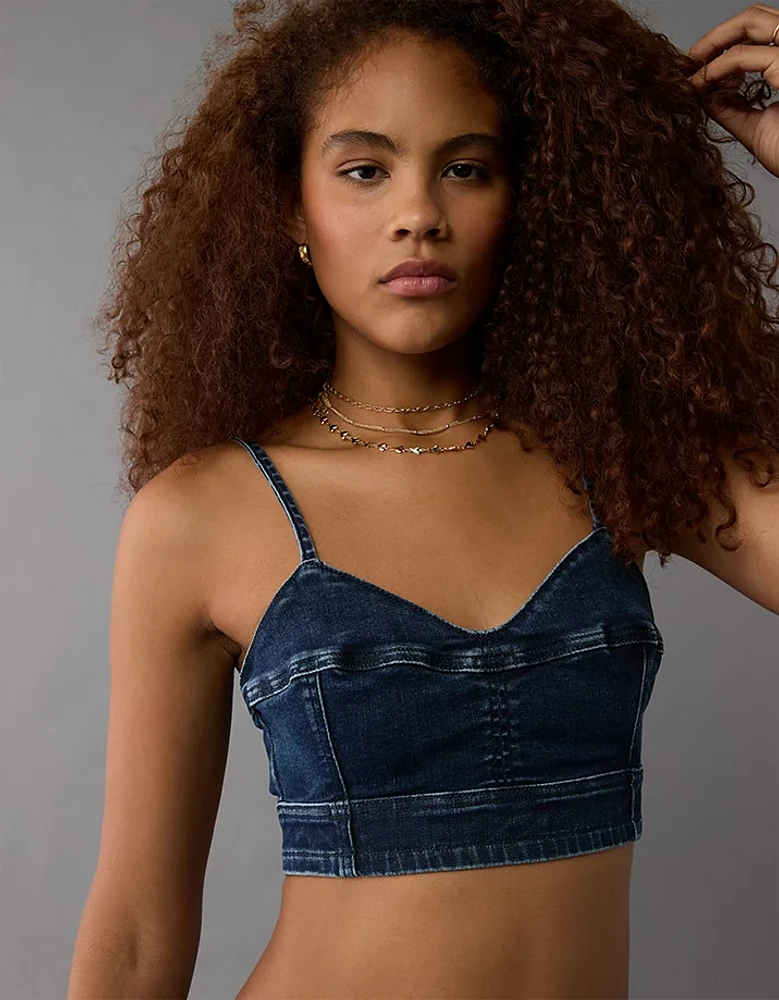 Soutien-gorge léger en denim AE