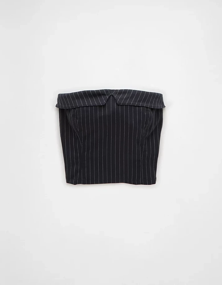 AE Pin Stripe Tube Top