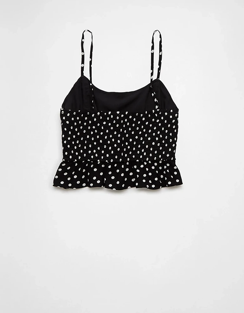 Débardeur de style corset à pois AE