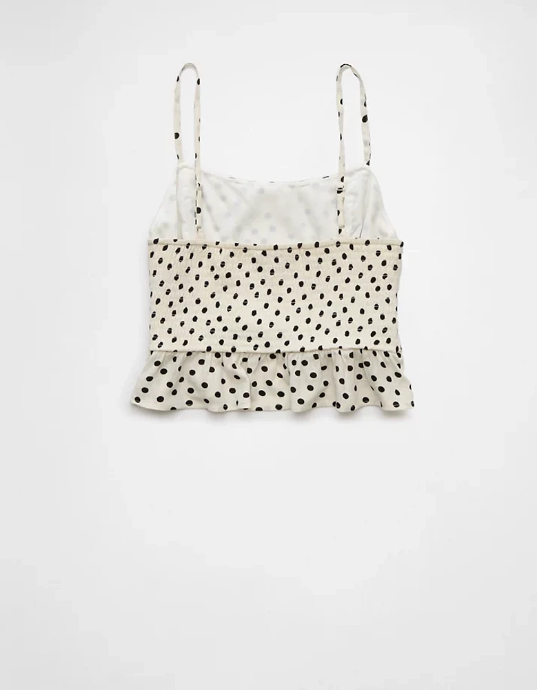 Débardeur de style corset à pois AE