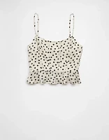 Débardeur de style corset à pois AE
