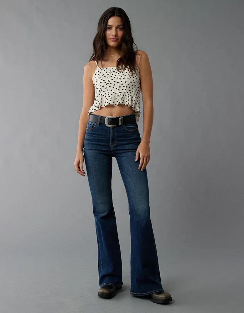 Débardeur de style corset à pois AE