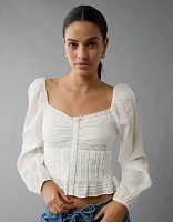 Blouse cintrée à manches longues AE