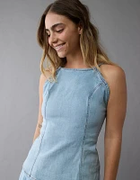AE Denim Halter Top