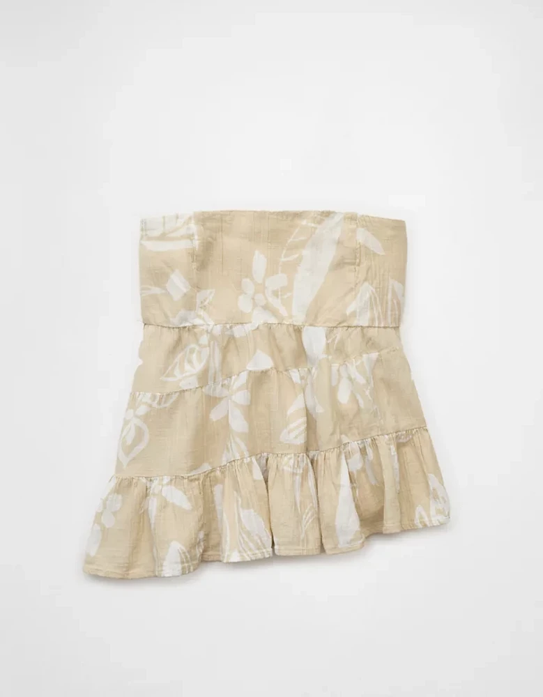 Bustier tubulaire asymétrique AE
