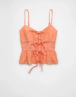 Camisole teinte sur nœud AE