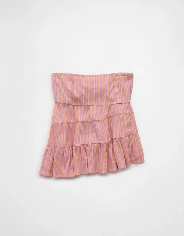 Bustier tubulaire asymétrique AE