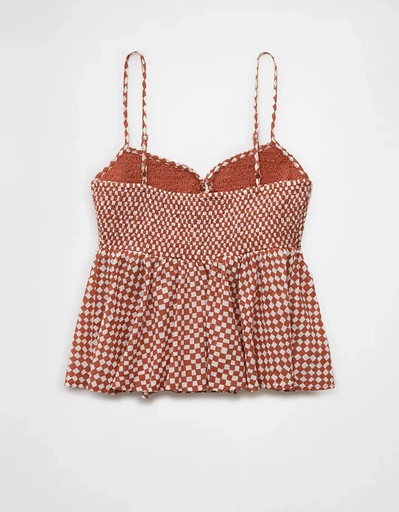 Camisole nuisette à smocks AE
