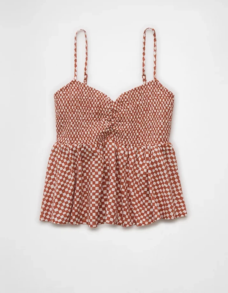 Camisole nuisette à smocks AE