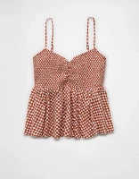 Camisole nuisette à smocks AE