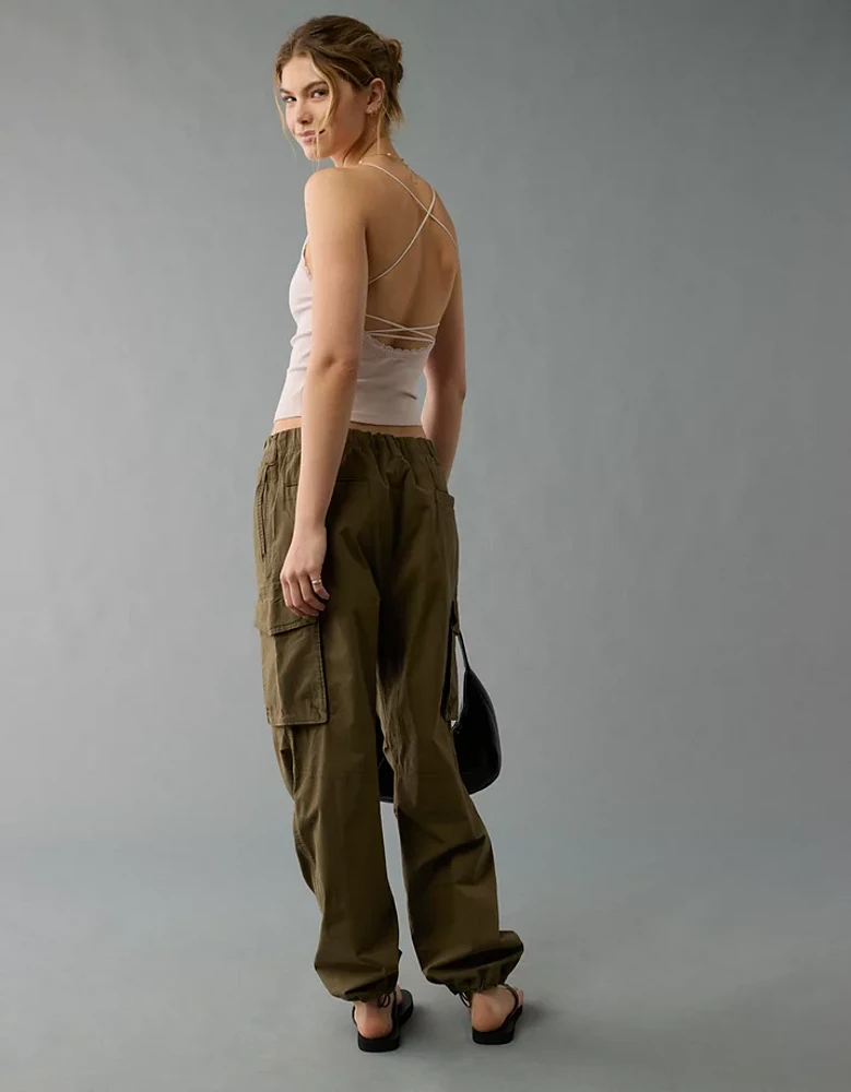 AE Strappy Go Lucky Cropped Lace Tank Top