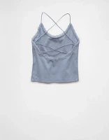 AE Strappy Go Lucky Cropped Lace Tank Top