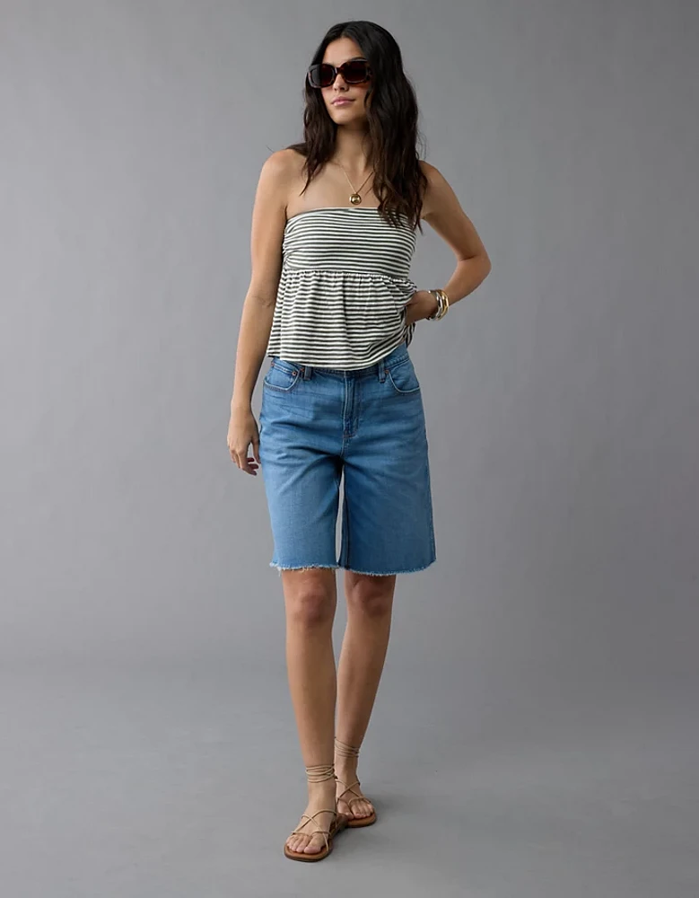 AE Sunchaser Knit Babydoll Tube Top