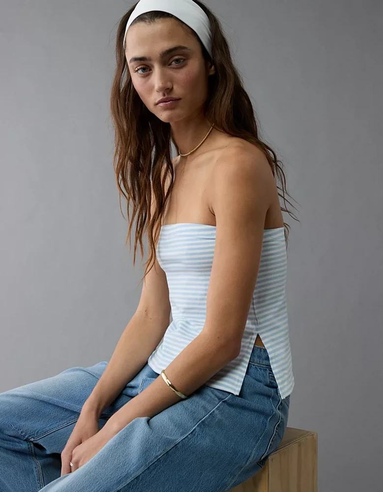 Bustier tubulaire à fente latérale Amoureux principal AE